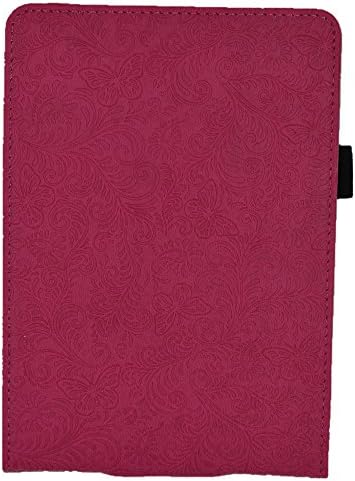 Amazon Kindle,kindle Paperwhite(Both 2012 and 2013 WIFI 3G versions) Light Thin Smart Case with Elastic Hand Strap Auto Sleep wake-- Phoenix Butterfly maroon