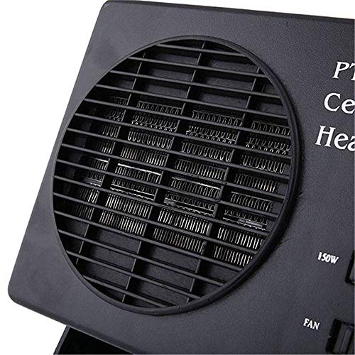 JXHD 12V Car Fan Heater/Windshield Snow Defogger Defroster Winter Cars,300W