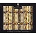 The Gift Wrap Company 6 Count Tom Smith Luxury Christmas Crackers Facets, Gold