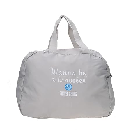 MKchung Large Capacity Treval Bag Luggage Duffle Gym Bag Waterproof Handbag (Grey)