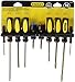 Stanley 60-100 10-Piece Standard Fluted Screwdriver Set