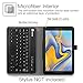 Fintie Folio Keyboard Case for Samsung Galaxy Tab A 8.0 2018 Model SM-T387, Premium PU Leather Stand Cover with Removable Wireless Bluetooth Keyboard, Love Tree