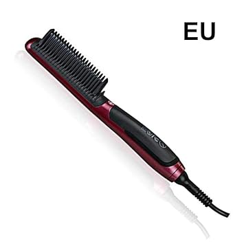 Seasaleshop Männer Schnelle Elektrische Bart Glätteisen Kamm Multifunktionales Bart Haarglätter Kamm Herren-Haar-Lockenwickle