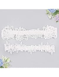 Wedding Garters for Bride Garter Set for Bride Blue Wedding Garter Belts Lace Bridal Garter 2 Piece Plus Size