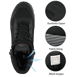 NORTIV 8 Men's Waterproof Hiking Boots Outdoor Mid