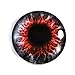 30mm Red Demon Glass Eye for Taxidermy Sculptures or Jewelry Making Pendant Crafts