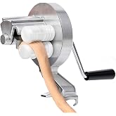 Cavatelli Maker Machine Hand Crank Pasta Roller Manual Homemade Tool | Aluminum, hand-crank, manual, cavatelli/gnocchi/macaroni shapes, easy clean, home kitchen