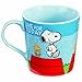 Vandor Peanuts Snoopy 12 oz Ceramic Mug, Multicolor