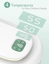 momcozy Baby Wipe Warmer Spring Design 4 Temp Levels Night Light view 5