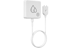 MOCREO SW2 Water Leak Detector Sensor with 95dB Alarm, No Subscription Fee, Home Wireless Flood Monitor for Basement, Laundry, Pipe Leakage, Sink Overflow(MOCREO Hub Required)