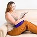 Cushie Pillows 11 inches x 8 inches x 6 inches Microbead Bolster Squishy/Flexible/Extremely Comfortable Pillow - Purple