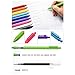 Kaco Gel Ink Pens Retractable Assorted Colors 0.5mm Extra Fine,Pack of 10