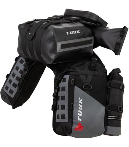 Amazon.com: TUSK Highland X2 Rackless Luggage System w/Small Dry