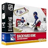 NHL New York Rangers Backyard Rink Set, Small, Black