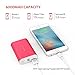 Yoobao Small Portable Charger 6000mAh Power Bank Battery Backup Phone Charger External Battery Pack Cellphone Powerbank Dual Input Compatible iPhone X 8 7 Plus Android Samsung Galaxy Smartphone - Red