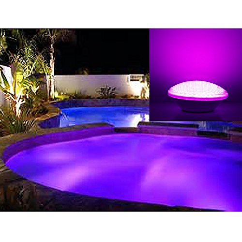 Buy Viment Dimmable LED Swimming Pool Underwater Lights RGB 5 Colors With Remote Control