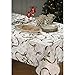 Lenox 7276102OBLMLT Holiday Nouveau Ribbon 60-by 102-Inch Oblong Tablecloth, 60
