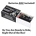 Activ Life LED Bike Wheel Lights with Batteries Included, Get 100% Brighter and Visible from All Angles for Ultimate Safety & Style (1 Tire Pack, Patriotic)
