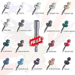Metal Roofing Screws #10 Painted Hex Head Screw