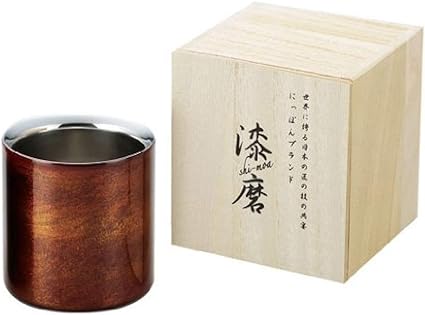 Amazon 漆磨 シーマ 2重構造ロックカップストレート 1客 赤漆 Scw S502 漆磨 シーマ タンブラーグラス 通販