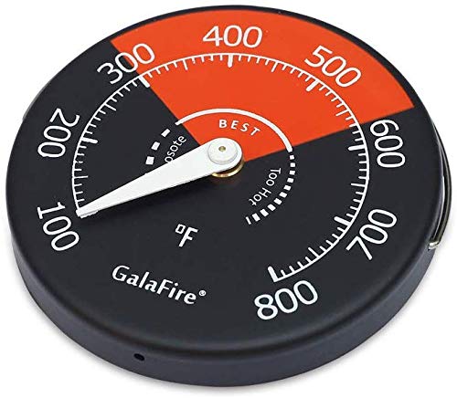 Magnetic Stove Thermometer Oven Temperature Meter for Wood Burning Stoves Gas Stoves Pellet Stove Stoves Avoid Stove Fan Damaged by Overheat