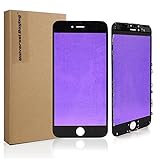 Grade A++ iPhone 6 Plus Black Front Outer Glass Lens with Pre-Installed Bezel Frame, Universal Buying(TM) Replacement Touch Screen Panel Front Glass Repair Protective Cover for iPhone 6 Plus