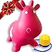 FLASH SALE | Inflatable Cow Bouncer Seat - Best for Physical Therapy, Increases Balance and Agility, Eco-Friendly + Free Foot Pump, Easy to Inflate - Pink