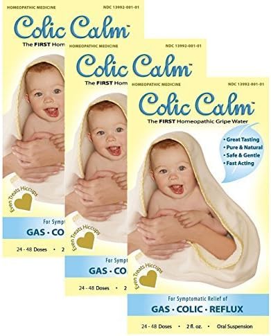 Colic-Calm Homeopathic Gripe Water,Relief of Gas, Colic and Upset Stomach, 2 Ounce (3 Pack) by Colic Calm