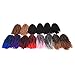 Silike 8'' Marlybob Kinky Curl Crochet Braids (3 Bundles/pack) Jerry Curl Crochet Hair Jamaican Bounce Crochet Hair