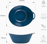 Lifeventure Ellipse Reusable 4-Piece Tableware Set Navy view 4