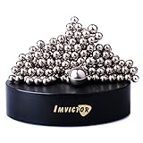 Magnetic Sculpture Desk Toy for Intelligence Development and Stress Relief, Stress Reducer Great for Relieves ADHD Anxiety,Gift for Children and Christmas (Set of 171 Balls, 1 Magnet Base)