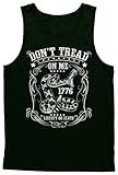 Blittzen Mens Tank Top Don't Tread On Me Liberty or Death