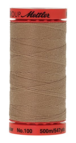 Mettler Metrosene Old Number 1145-0844 Poly Thread, 500m/547 yd, Sandstone
