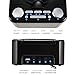 dpnao YW-010 CD Player Clock FM Radio with USB Port (Black)
