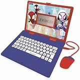 LEXIBOOK Spider-Man Educational Bilingual Laptop French English 124 Activities