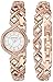 Armitron Women's 75/5412WTRGST Swarovski Crystal Accented Rose Gold-Tone Watch and Bracelet Set
