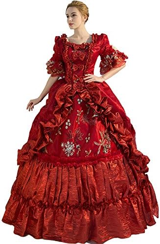 XNAIHUAFEI Women's 18th Century Costumes Gold Medieval Size US 16