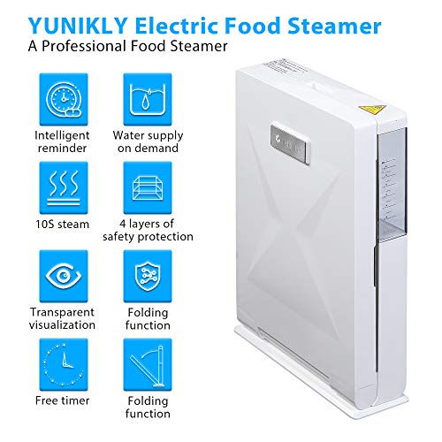 Electric Food Steamer, Foldable Baby Food Steamers for for Cooking