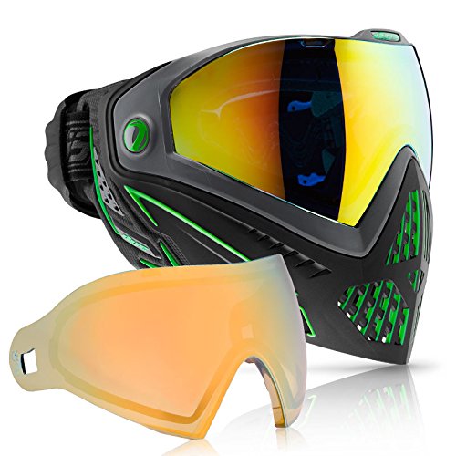 Dye i5 Paintball Goggle (Emerald with Faded Sunrise Thermal Lens Combo