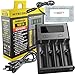 Nitecore i4 v2014 new 2016 version intellicharger universal smart battery charger for i-ion / imr / ni-mH/ ni-cd w/ car adapter bundle with alliance gadget battery case