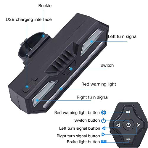 3T6BWireless remote control intelligent turn signal remote control intelligent control turn signal to the rear driving vehicle to send left and right steering, parking, brake warning light light signa - Thumbnail 4
