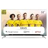CHiQ U58H7A, 58 inch (146 cm), Android 9.0, Smart TV, UHD, 4K, WiFi, Bluetooth, Google Assistant, Netflix, Prime Video,3…