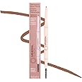 Mineral Fusion Retractable Brow Pencil, Shape & Define Eyebrow Pencil with Blending Spoolie Brush, Velvety Smooth & Natural Eye Makeup, Medium Brown, 0.003 oz