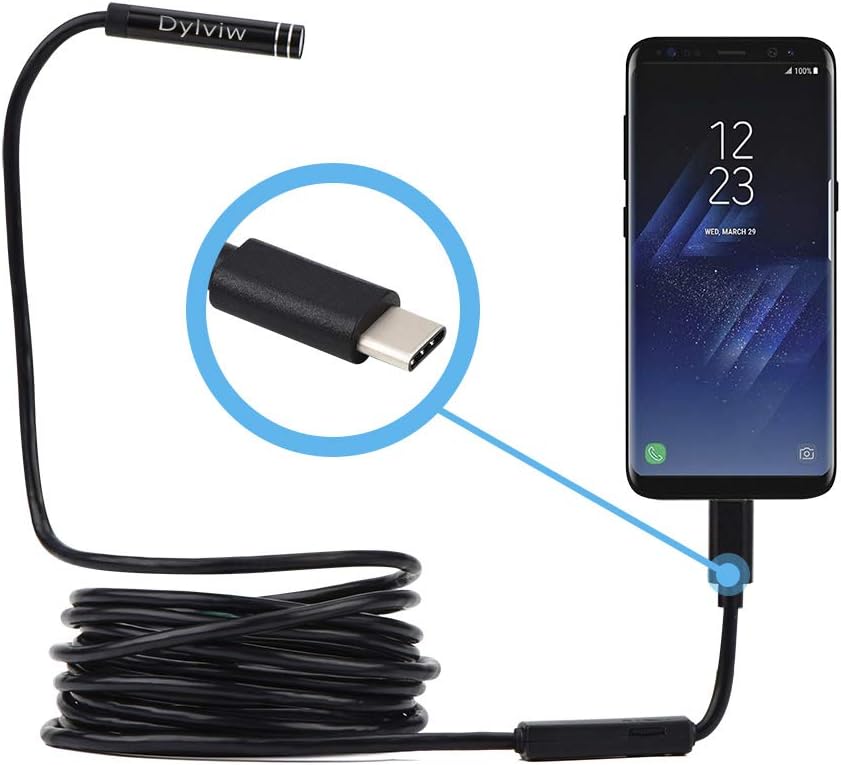Как подключить эндоскоп к телефону андроид. Otg micro usb inspection borescope camera. эндоскоп для смартфона с тайп си.