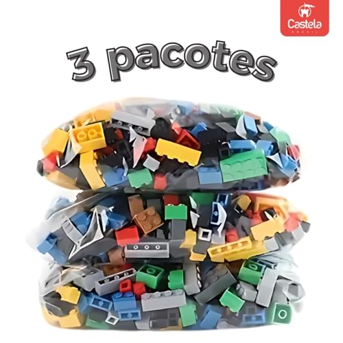 Brinquedo Blocos De Montar Educativo 1000 Peças Castela