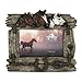Rivers Edge Products 3 Horse with Barbed Wire Picture Frame