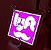 Lyft Glow Driver Sign USB Decal Electroluminescence Lit (SUCTION CUPS)(2 DAYS FREE DELIVERY)