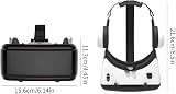 Rianpesn VR Glasses for Phone 4.7-6.4in 3D Games Videos Headset Adjustable Lens view 6