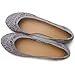 Ollio Women's Ballet Shoe Floral Lace Breathable Flat