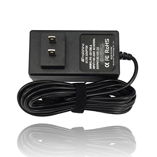 Molshine (9.8ft Cable) 12V AC DC power supply cord charger Adapter